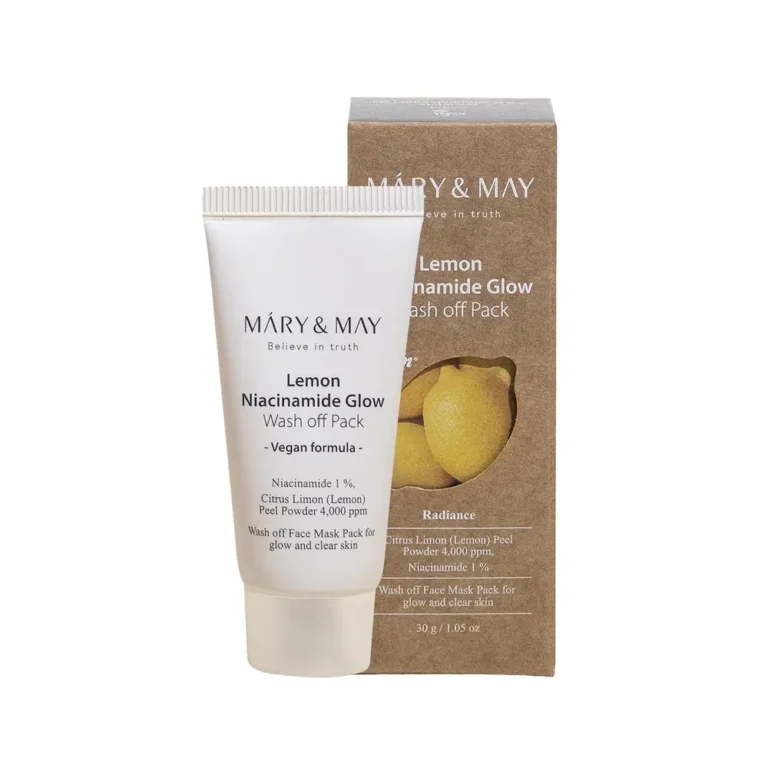 Mary & May Lemon Niacinamide Glow Wash Off Pack 30g