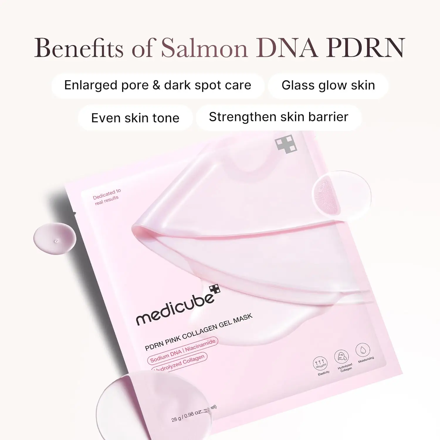 Medicube PDRN Pink Collagen Gel Mask – 1pc