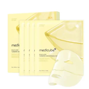 Medicube Kojic Acid Turmeric Brightening Gel Mask – 4pcs Box