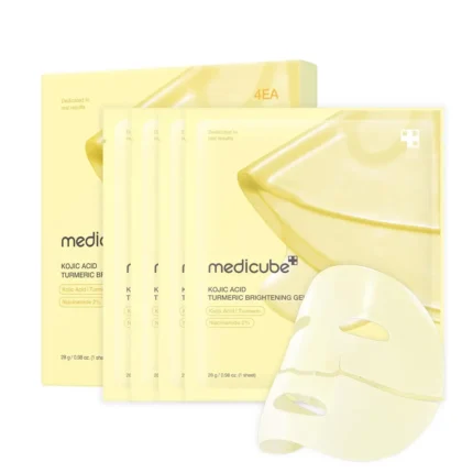 Medicube Kojic Acid Turmeric Brightening Gel Mask – 4pcs Box