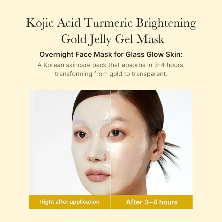 Medicube Kojic Acid Turmeric Brightening Gel Mask – 4pcs Box
