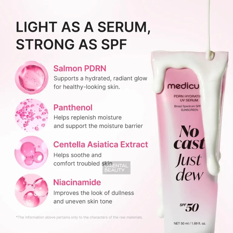 Medicube No Cast Just Dew PDRN Hydrating UV Serum 50ml