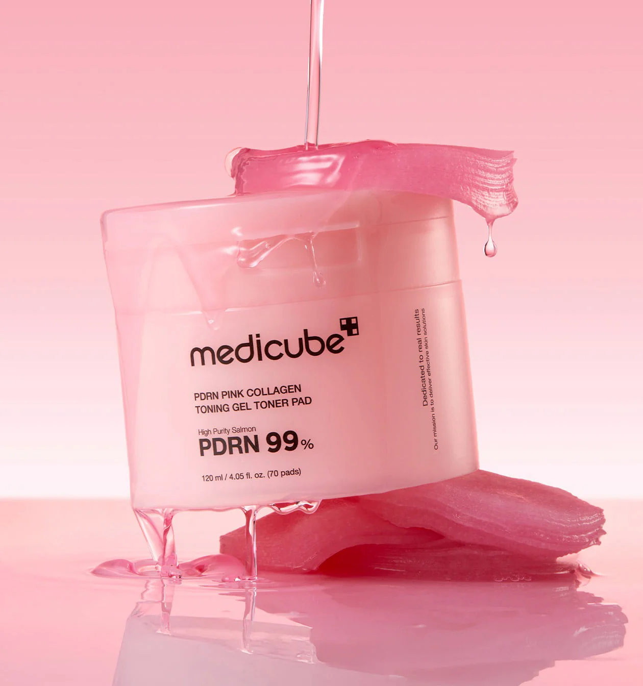 Medicube PDRN Pink Collagen Toning Gel Toner Pad 70pcs