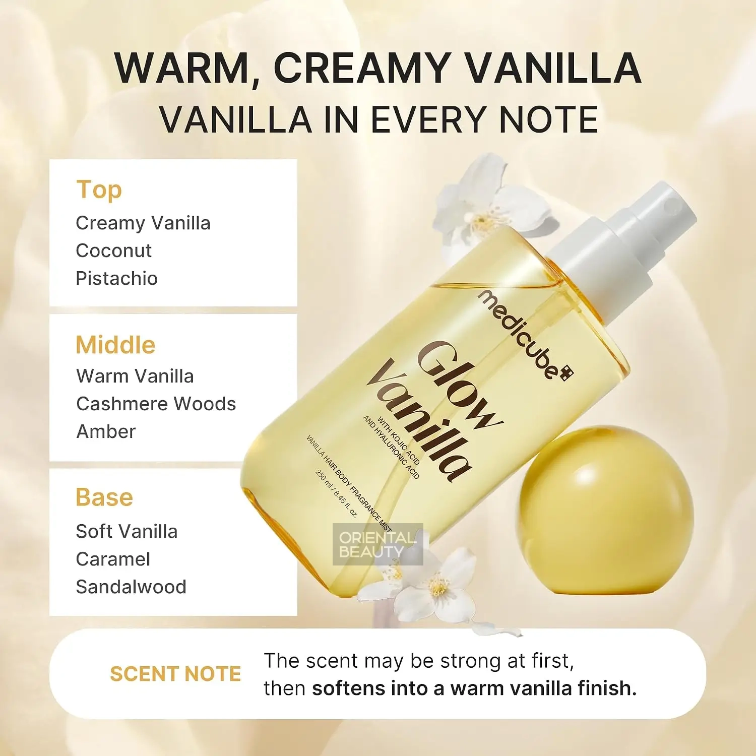 Medicube Vanilla Hair Body Fragrance Mist 30ml