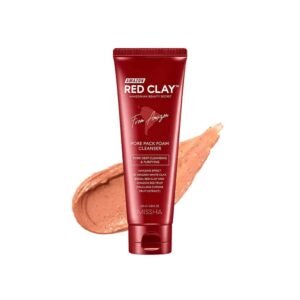 MISSHA Amazon Red Clay Pore Pack Foam Cleanser