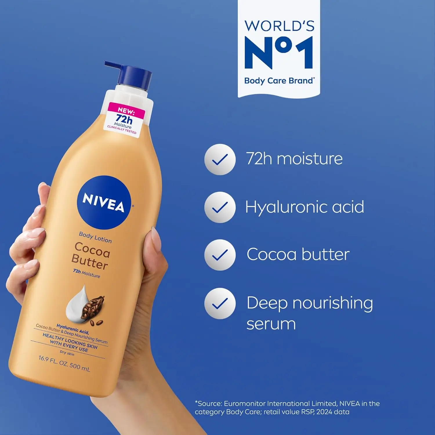 NIVEA Body Lotion Cocoa Nourish (400ml | Spain)