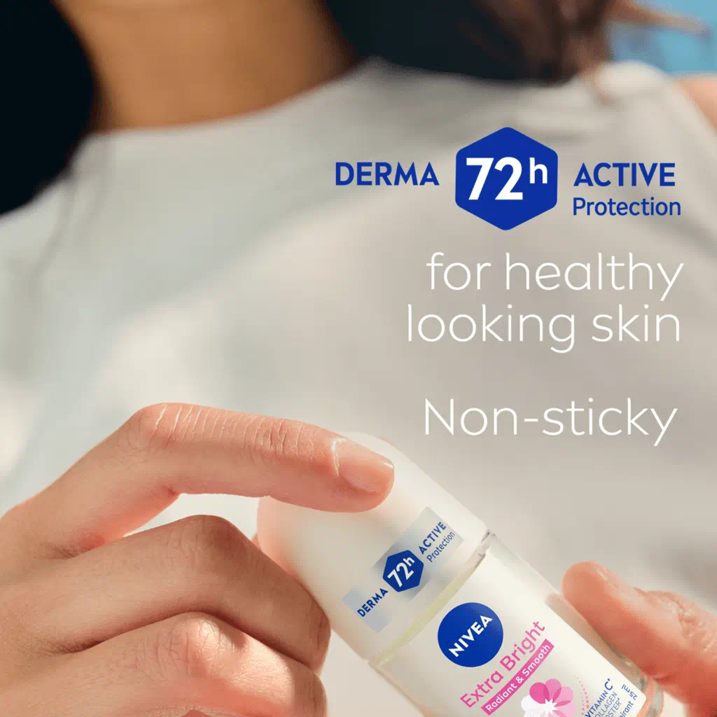 NIVEA Extra Bright Radiant & Smooth Roll On