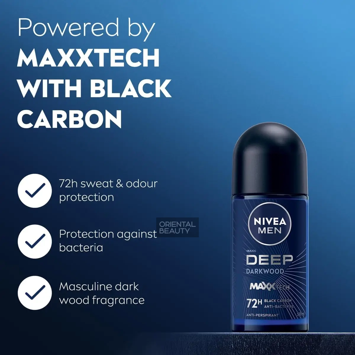 NIVEA Men Deep Darkwood Anti-perspirant Roll-on
