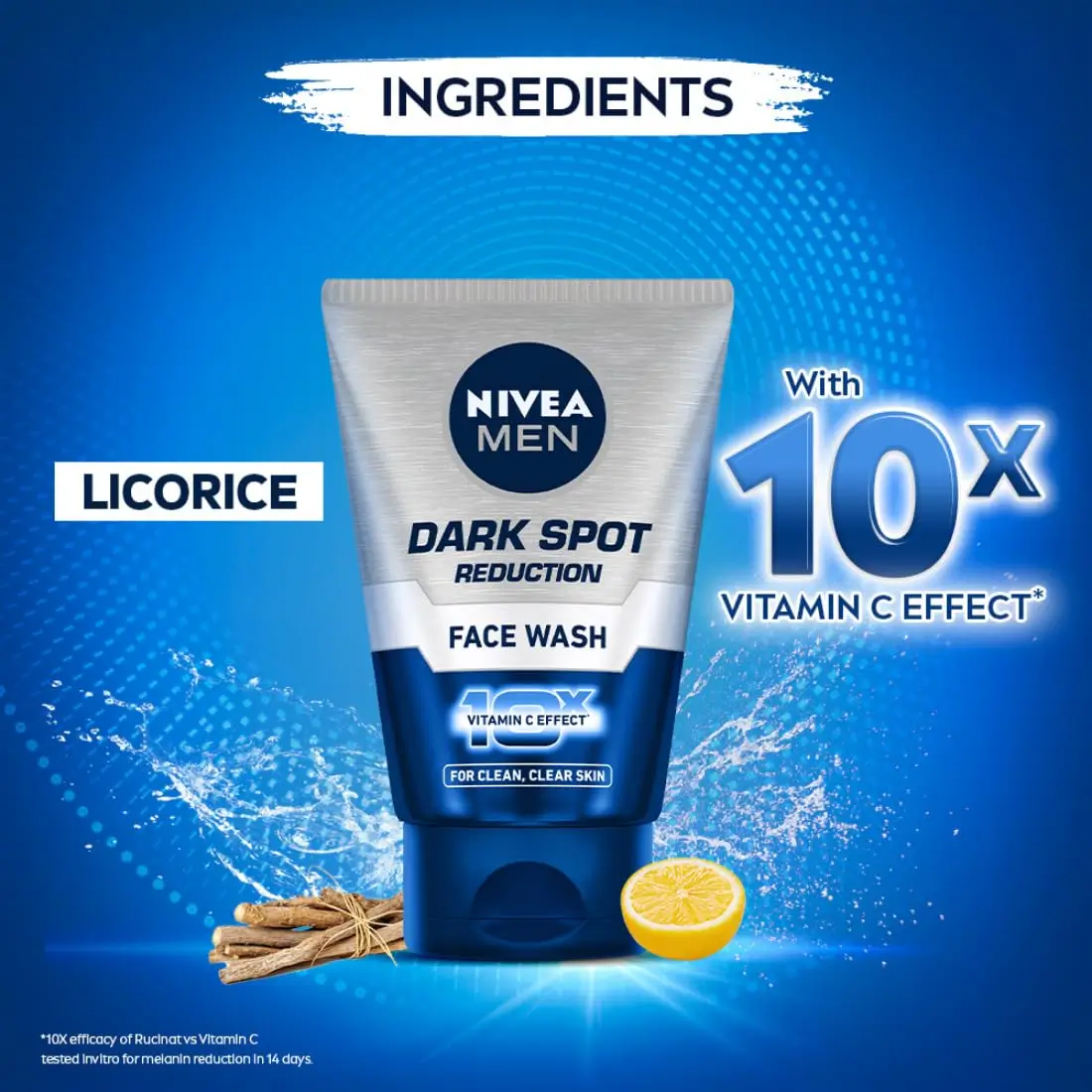 NIVEA Men Dark Spot Reduction Face Wash (100ml | India)