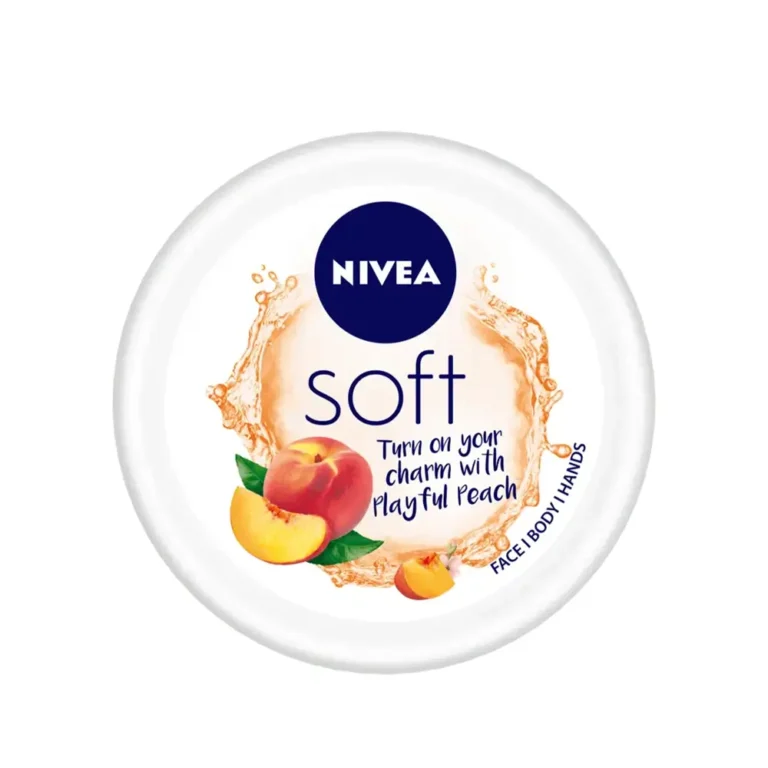 NIVEA Soft Light Moisturizer – Playful Peach (200ml | India)