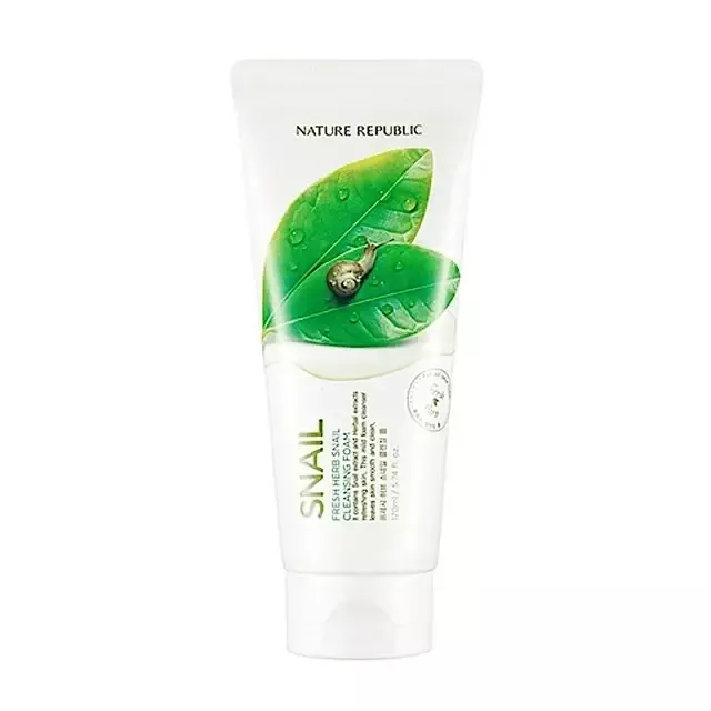 NATURE REPUBLIC Fresh Herb Snail Cleaning Foam