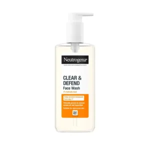 Neutrogena Clear & Defend 2% Salicylic Acid Face Wash (200ml | Italy)