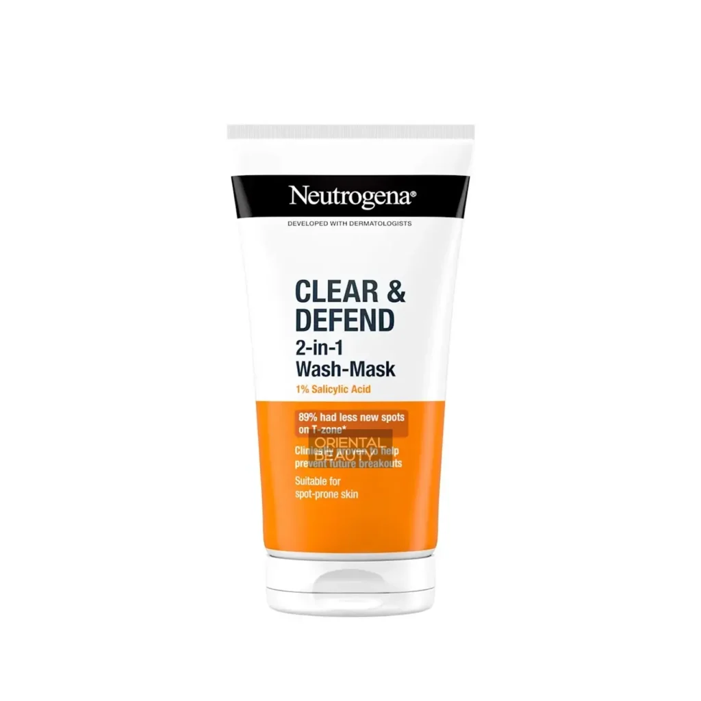 Neutrogena Clear & Defend 2 in 1 Wash-Mask (150ml | France)