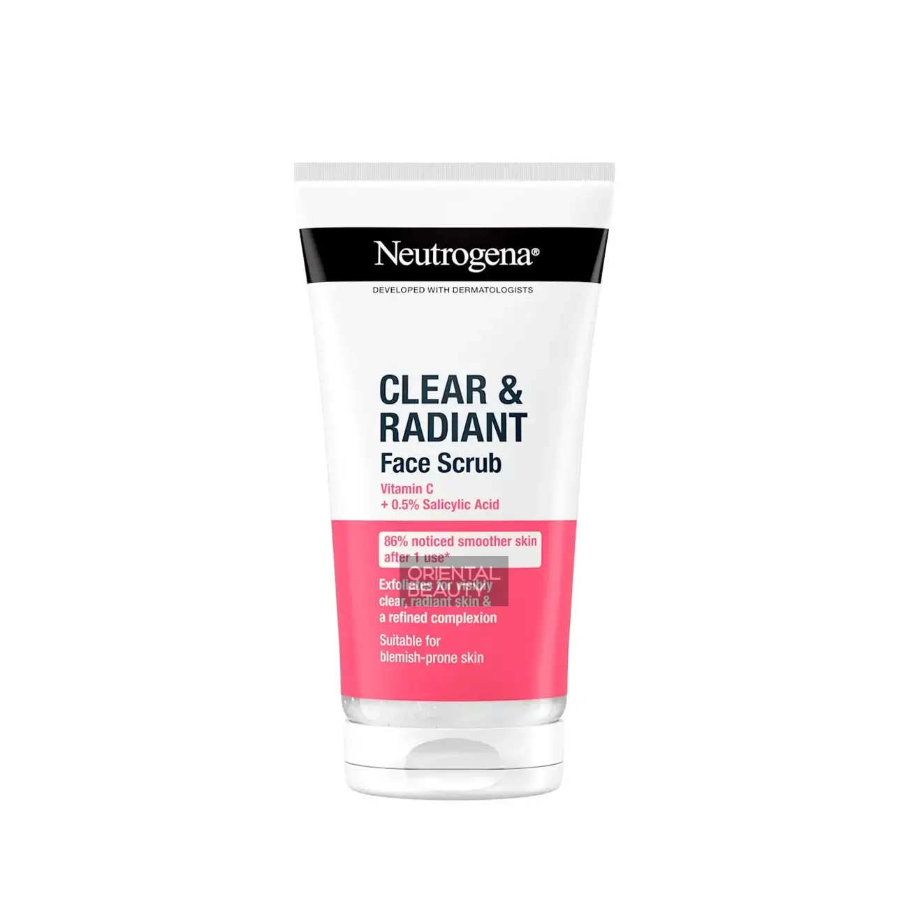 Neutrogena Clear & Radiant Daily Face Scrub (150ml | France)