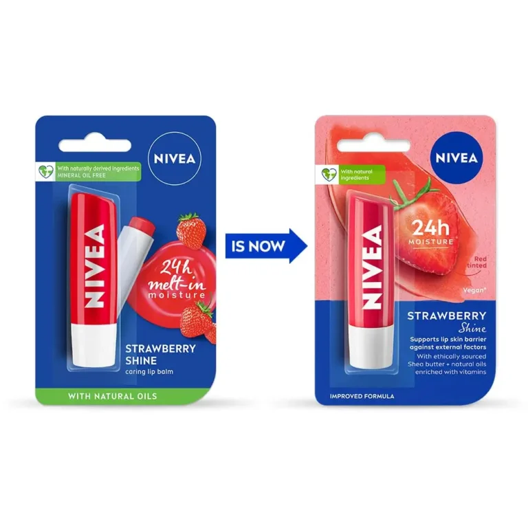 NIVEA Strawberry Shine Caring Lip Balm