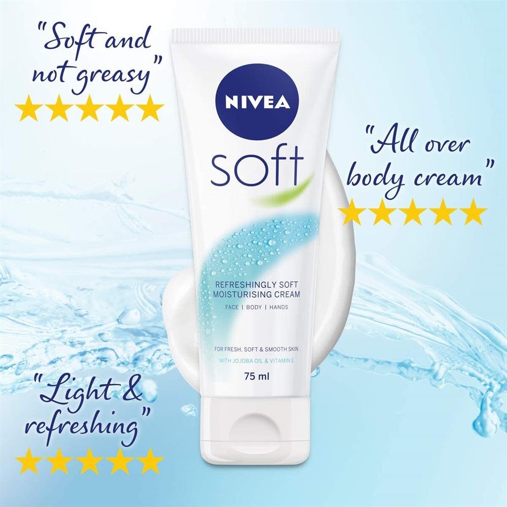 NIVEA Soft Refreshing Soft Moisturizing Cream 75ml