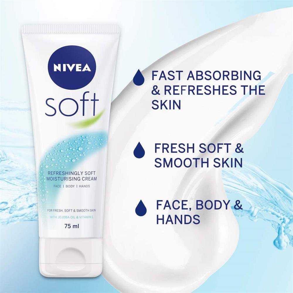NIVEA Soft Refreshing Soft Moisturizing Cream 75ml
