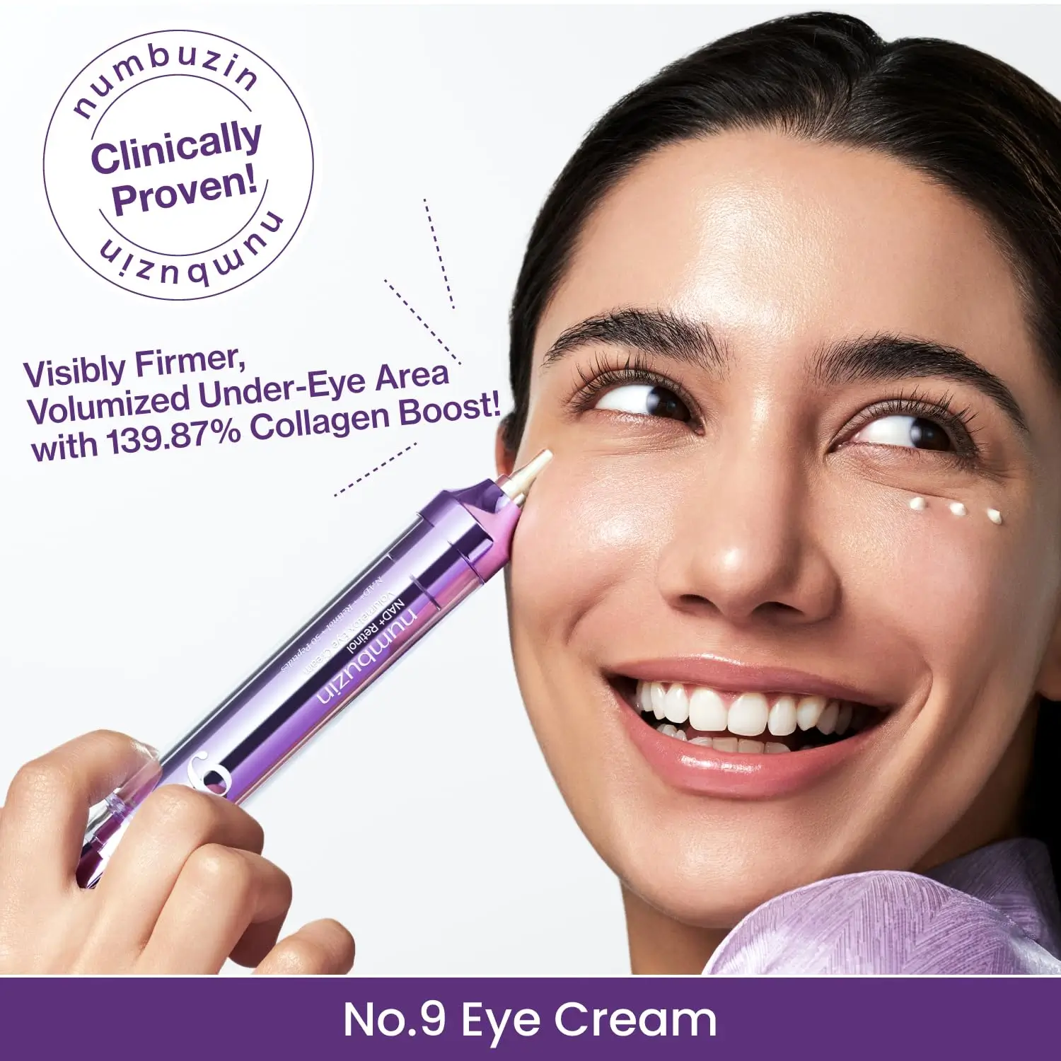 Numbuzin No.9 NAD+ Retinol Volumetox Eye Cream 10ml