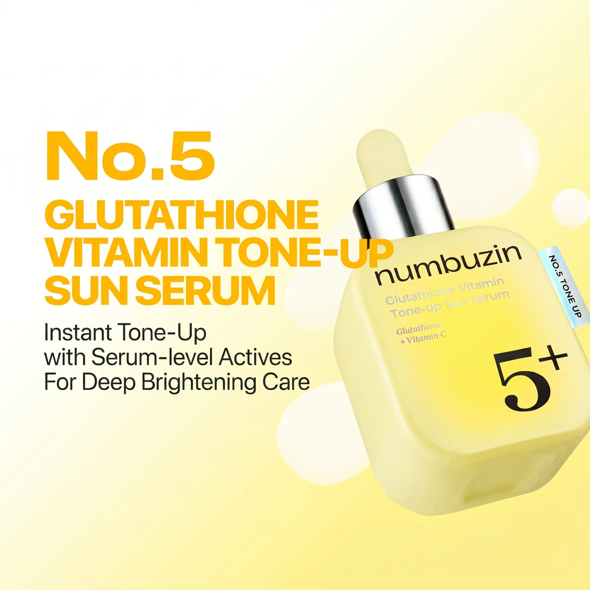 Numbuzin No.5 Glutathione Vitamin Tone-Up Sun Serum