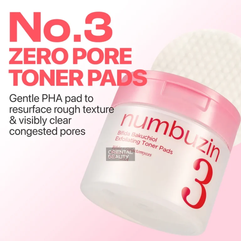 Numbuzin No.3 Bifida Bakuchiol Exfoliating Toner Pads (70 Pads)