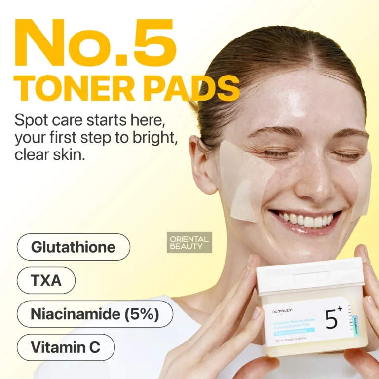 Numbuzin No.5+ Glutathione Vitamin Concentrated Toner Pads
