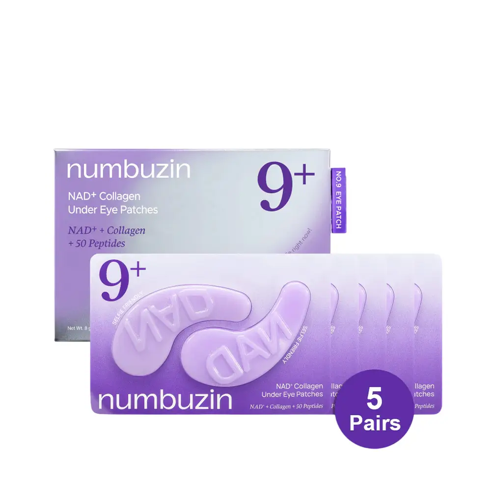Numbuzin No.9 NAD+ Collagen Under Eye Patches (5 Pairs)
