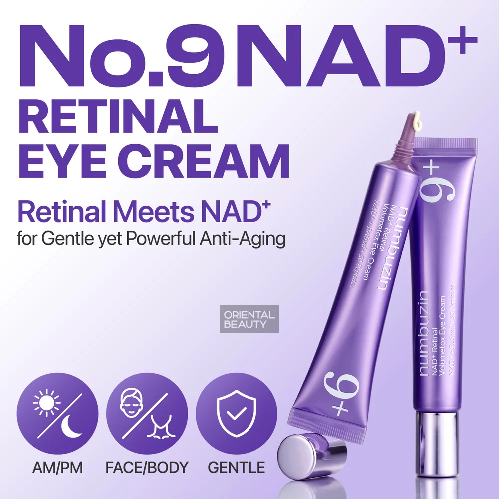 Numbuzin No.9 NAD+ Retinal Volumetox Eye Cream 20ml