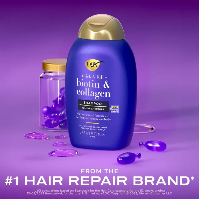 OGX Thick And Full Biotin Collagen Shampoo – 385ml