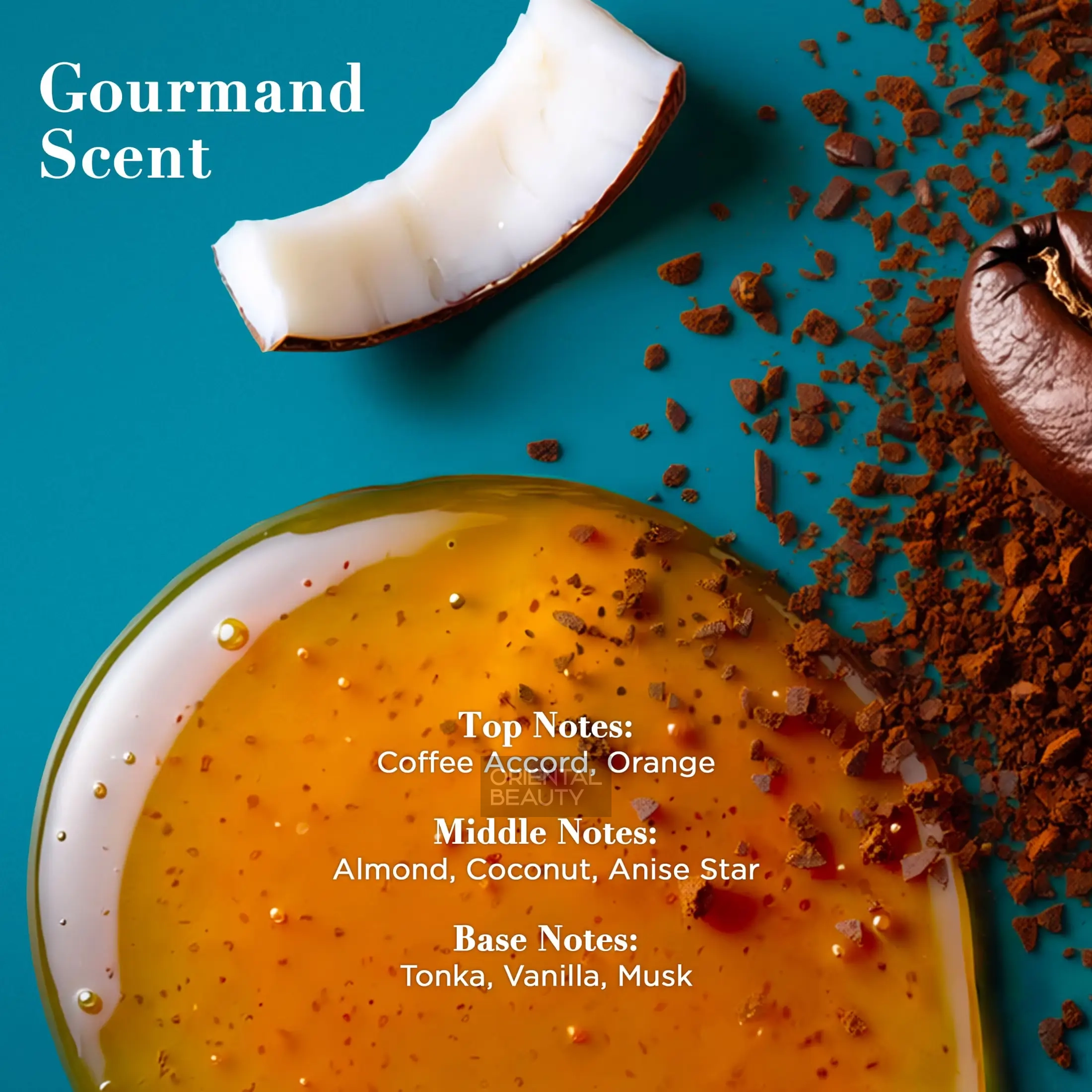 OGX Smoothing Coconut Coffee Scrub and Wash 577ml
