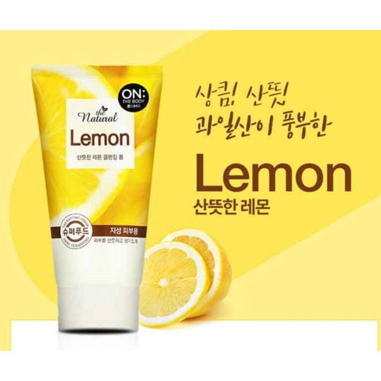 ON THE BODY The Natural Lemon Cleansing Foam