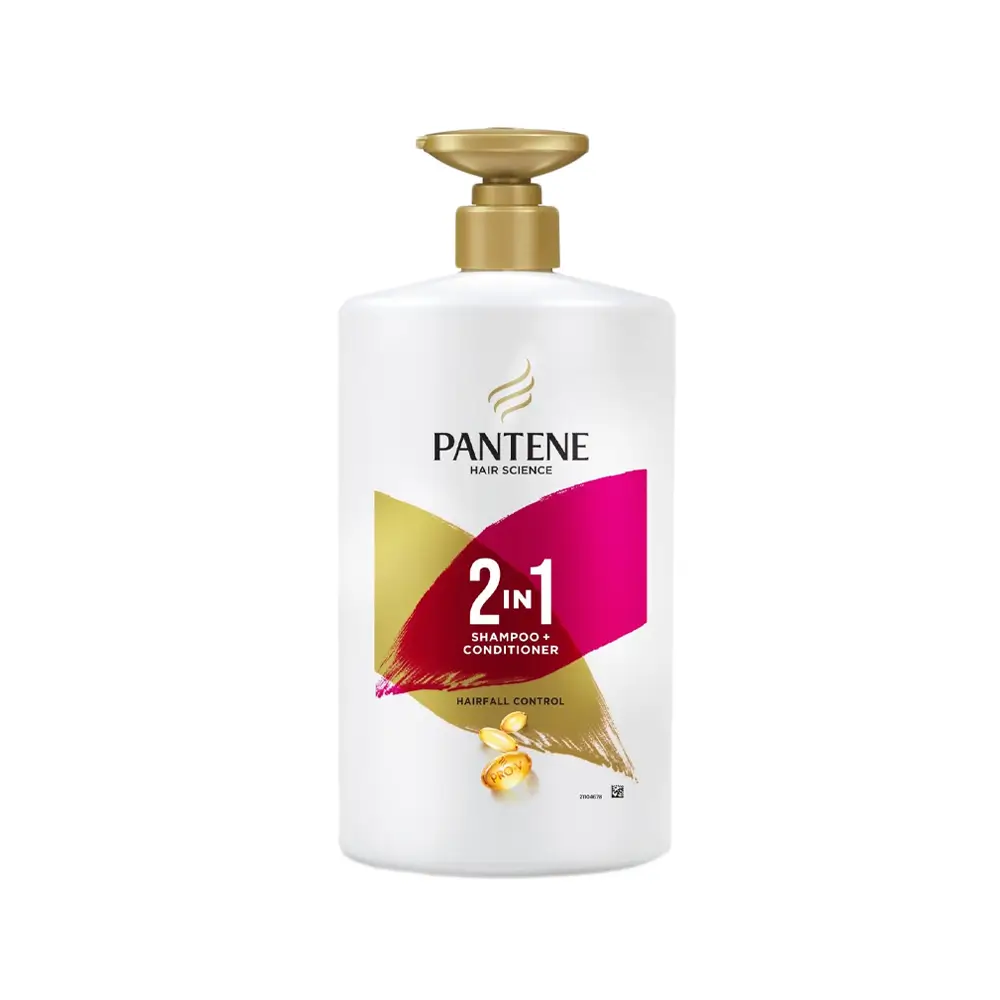 PANTENE 2 in 1 Hairfall Control Shampoo + Conditioner (1000ml | India)