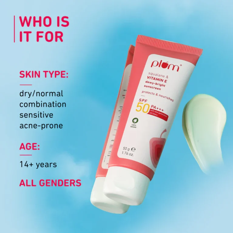 PLUM Squalane & Vitamin E Dewy-Bright Sunscreen