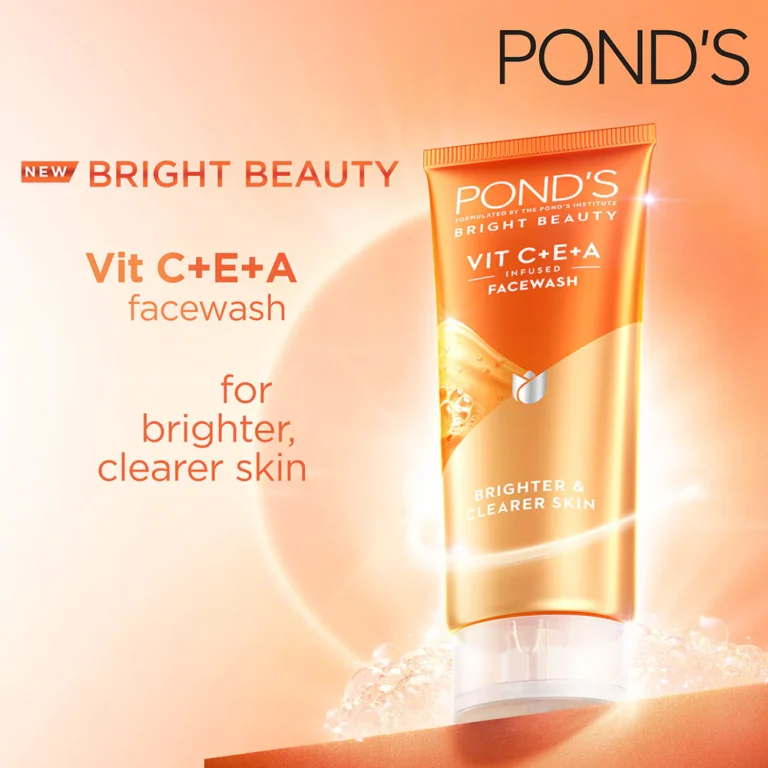 POND’S Bright Beauty Vit C+E+A Gel Face Wash (100g | India)