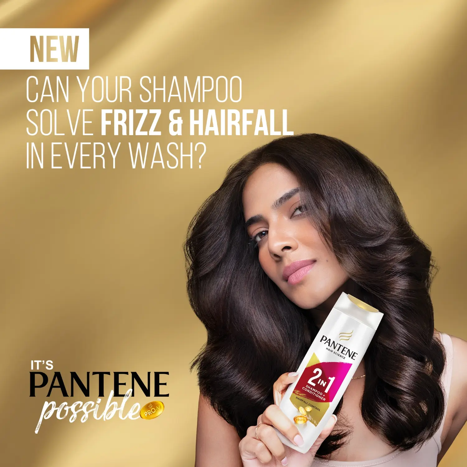 Pantene Hairfall Control 2-in-1 Shampoo + Conditioner (340ml | India)