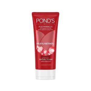 Ponds Age Miracle Ultimate Youth Hexyl Retinol Facial Foam (90g | Thailand)