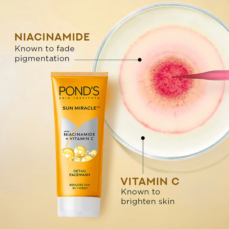 Pond’s Detan Facewash Sun Miracle (100g | India)