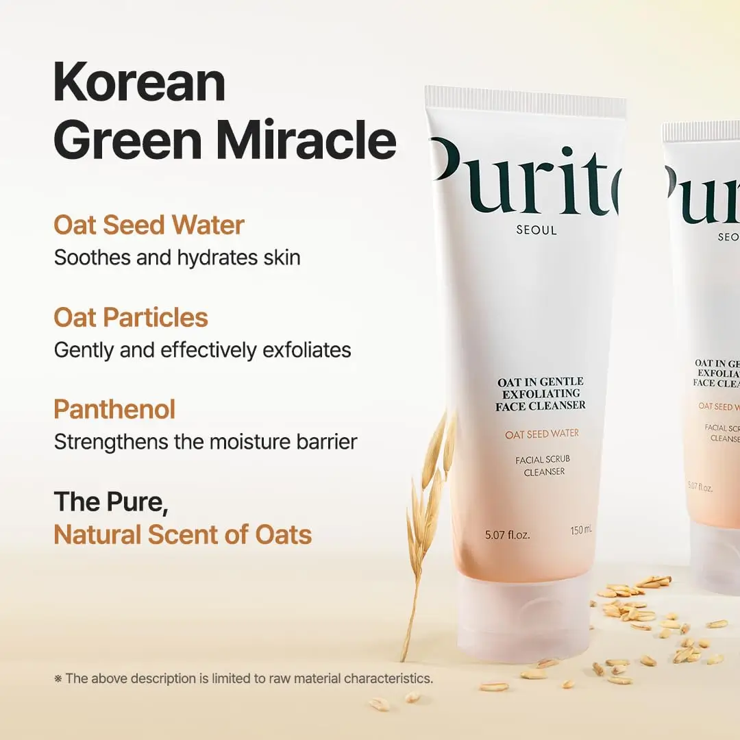 Purito Seoul Oat In Gentle Exfoliating Face Cleanser 150ml