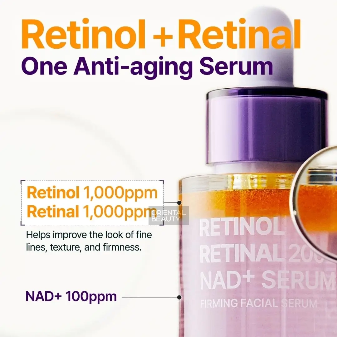 Purito Retinol Retinal 2000 NAD+ Serum 30ml