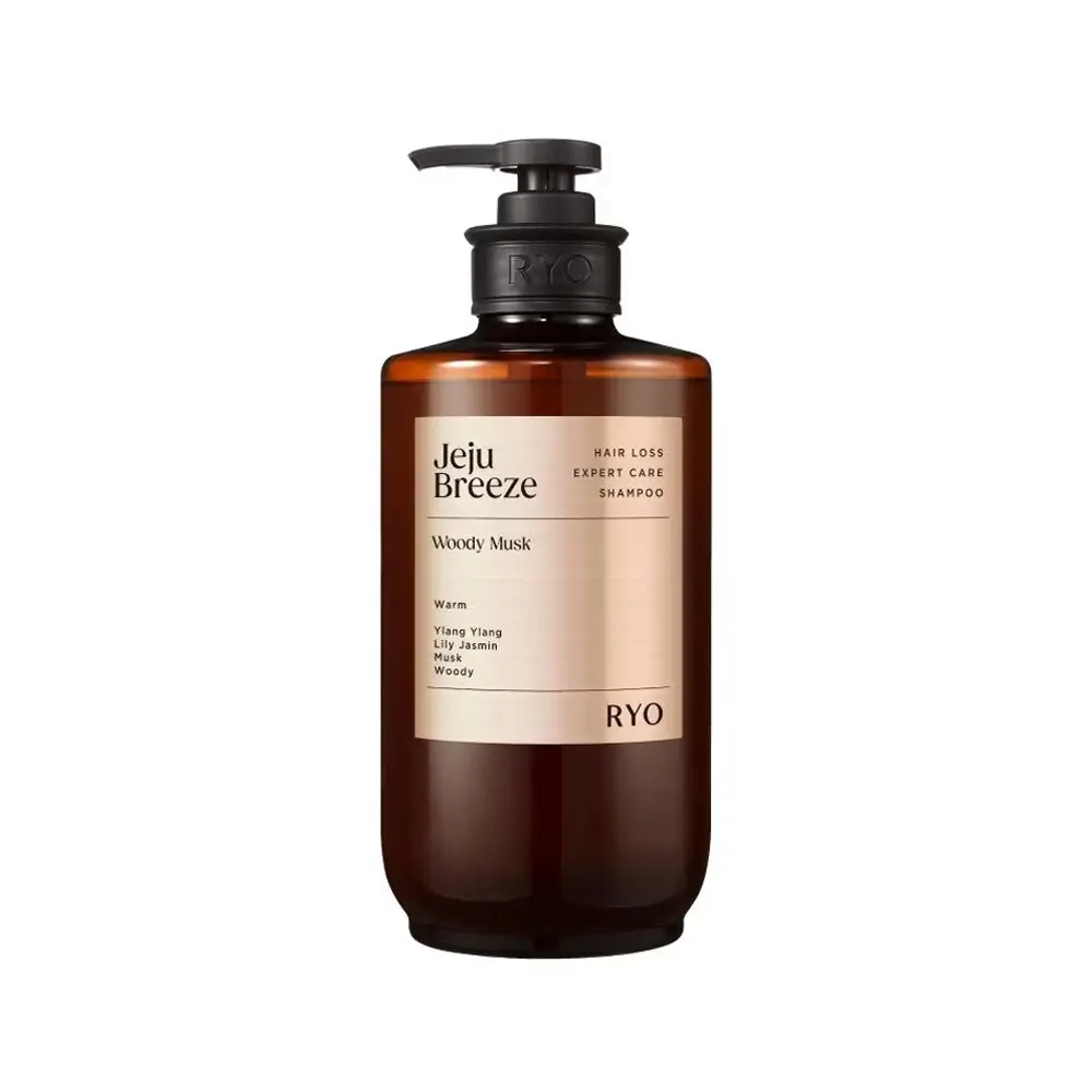Ryo Hair Loss Expert Care Shampoo Jeju Breeze Woody Musk 585ml