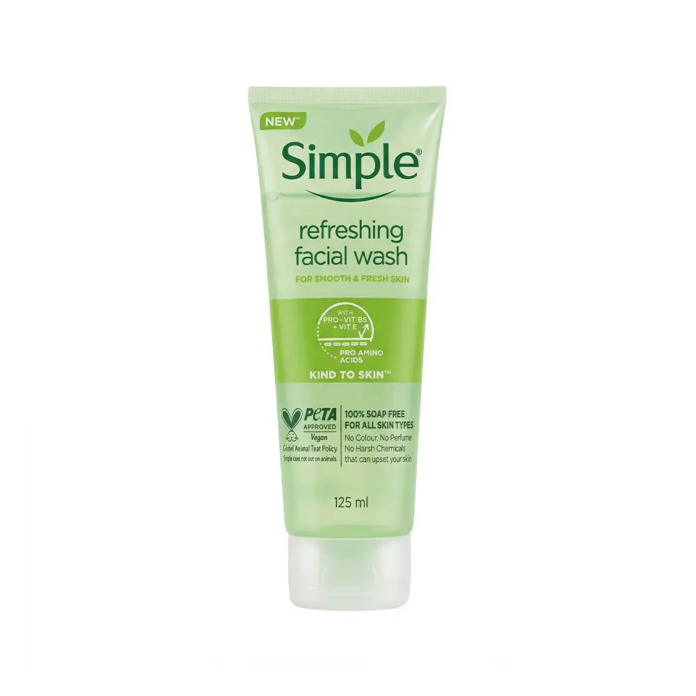 SIMPLE Refreshing Facial Wash (125ml | India)