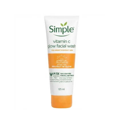 SIMPLE Vitamin C Glow Facial Wash (125ml | India)