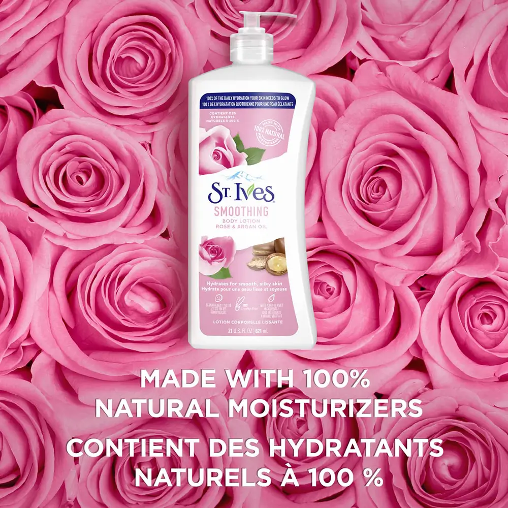 ST. IVES Smoothing Body Lotion Rose & Argan Oil