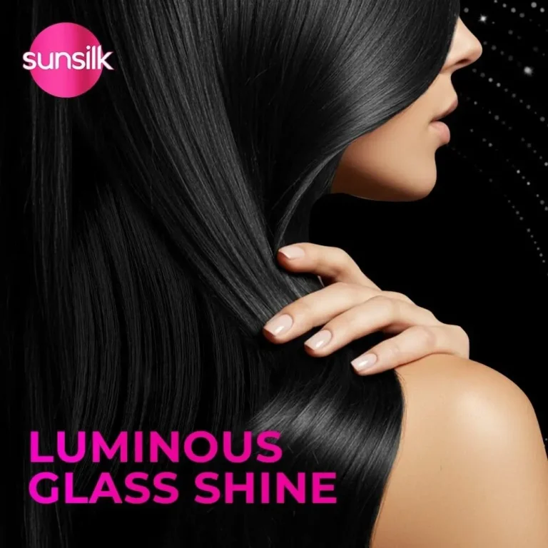 SUNSILK Radiant Black Shine Shampoo (350ml | India)