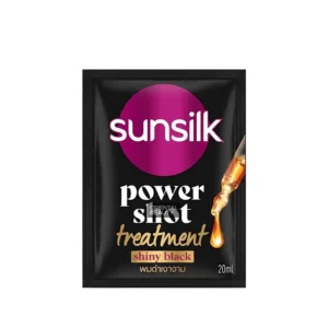 SUNSILK Power Shot Treatment Shiny Black (20ml | Thailand)