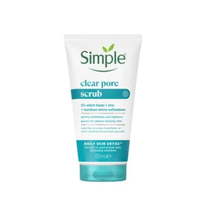 Simple Daily Skin Detox Clear Pore Scrub (150ml | UK)