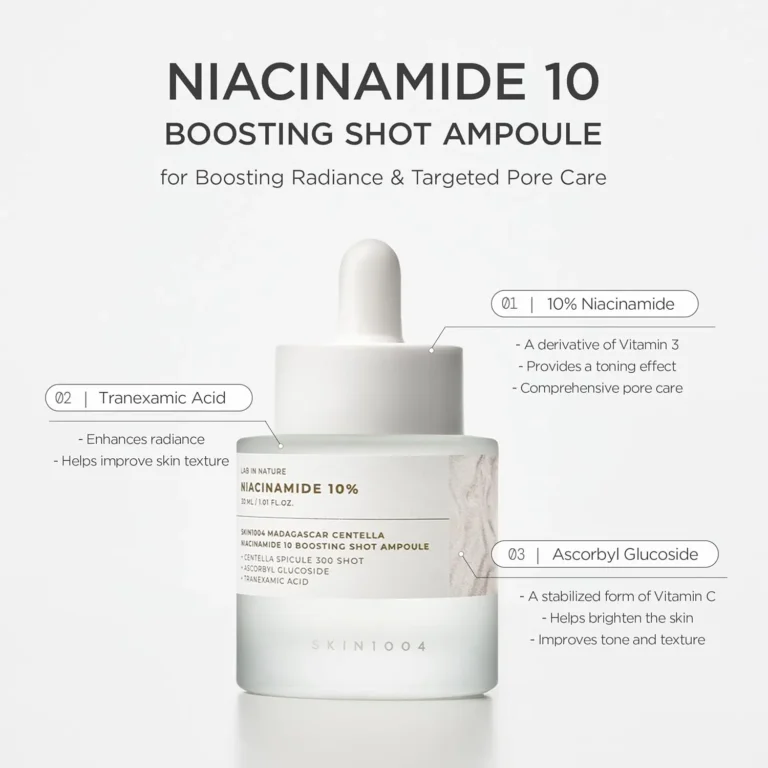 Skin1004 Madagascar Centella Niacinamide 10 Boosting Shot Ampoule