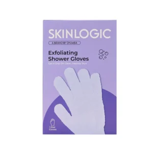 Skinlogic Exfoliating Shower Gloves (1 Pair | Purple)