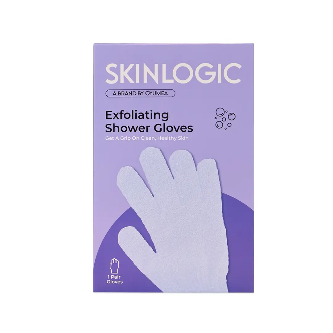 Skinlogic Exfoliating Shower Gloves (1 Pair | Purple)