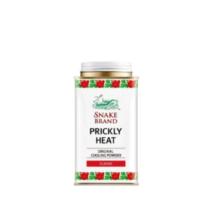 Snake Brand Prickly Heat Original Cooling Powder Classic (140g | Thailand)