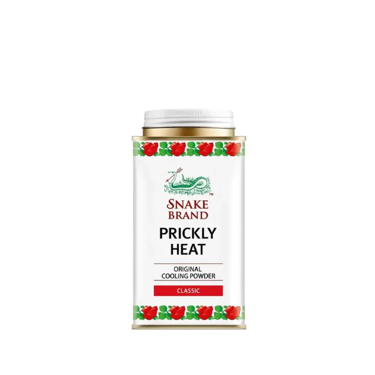 Snake Brand Prickly Heat Original Cooling Powder Classic (140g | Thailand)